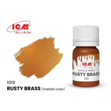 Акрилова фарба ICM: Rusty Brass (12ml)