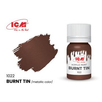 Акрилова фарба ICM: Burnt Tin (12ml)