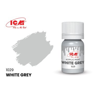 Акрилова фарба ICM: White Grey (12ml)