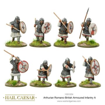 Набір мініатюр Warlord Games Hail Caesar: The Dark Ages: Arthurian Romano-British Armoured Infantry A