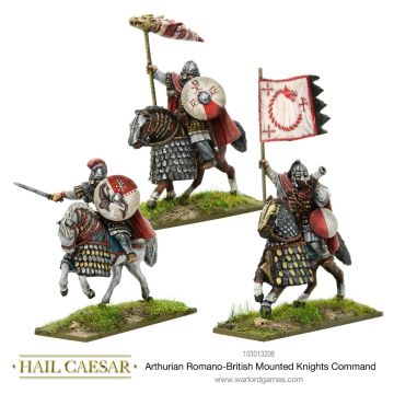 Набір мініатюр Warlord Games Hail Caesar: The Dark Ages: Arthurian Romano-British Mounted Knights Command
