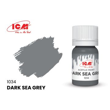 Акрилова фарба ICM: Dark Sea Grey (12ml)
