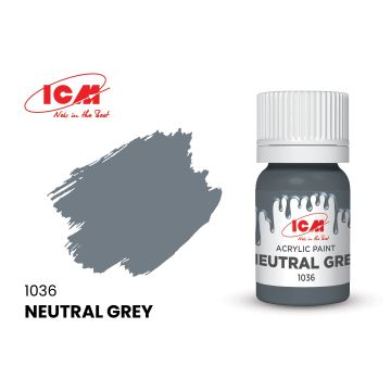 Акрилова фарба ICM: Neutral Grey (12ml)