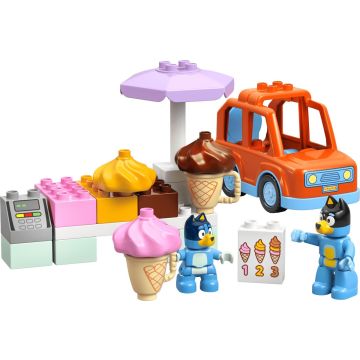 Конструктор LEGO DUPLO Bluey Подорож із морозивом із Блуї (10458)