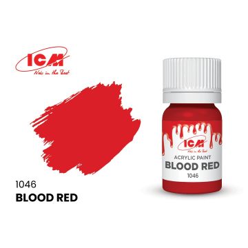 Акрилова фарба ICM: Blood Red (12ml)