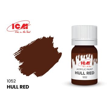 Акрилова фарба ICM: Hull Red (12ml)