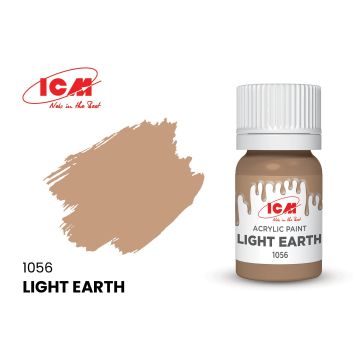 Акрилова фарба ICM: Light Earth (12ml)