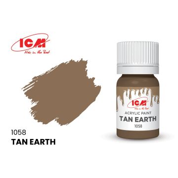 Акрилова фарба ICM: Tan Earth (12ml)