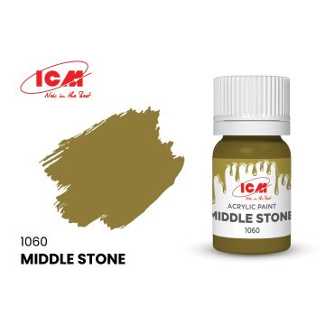 Акрилова фарба ICM: Middle Stone (12ml)