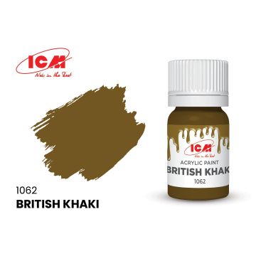 Акрилова фарба ICM: British Khaki (12ml)