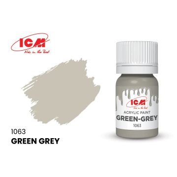 Акрилова фарба ICM: Green-Grey (12ml)