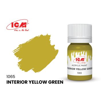 Акрилова фарба ICM: Interior Yellow Green (12ml)