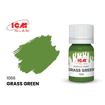 Акрилова фарба ICM: Grass Green (12ml)