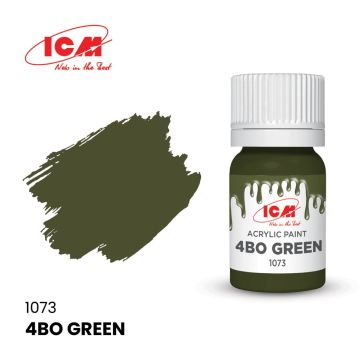 Акрилова фарба ICM: 4BO Green (12ml)
