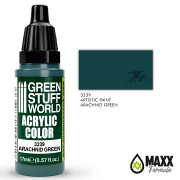 Акрилова фарба Green Stuff World Acrylic Paint: Arachnid Green (17ml)