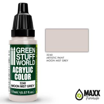Акрилова фарба Green Stuff World Acrylic Paint: Moon Mist Grey (17ml)