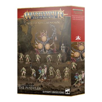 Набір мініатюр Age of Sigmar Regiments of Renown Maggotkin of Nurgle The Pustules