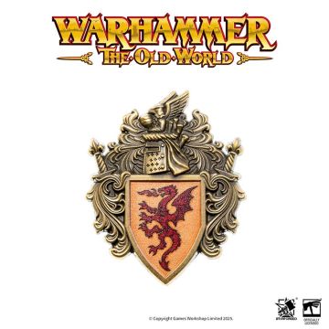 Пін Starforged Warhammer: The Old World: Bretonnia Ducal Shield Faction Bastonne