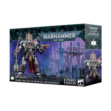 Мініатюра Warhammer 40000 Grey Knights: Grand Master in Nemesis Dreadknight