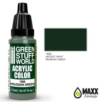Акрилова фарба Green Stuff World Acrylic Paint: Prussian Green (17ml)
