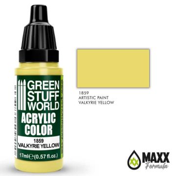 Акрилова фарба Green Stuff World Acrylic Paint: Valkyrie Yellow (17ml)