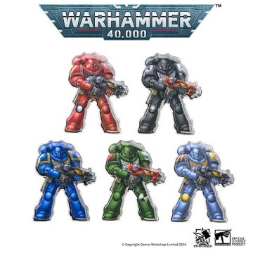 Набір пінів Starforged Warhammer 40000 Primaris Space Marines Icon Pin Set