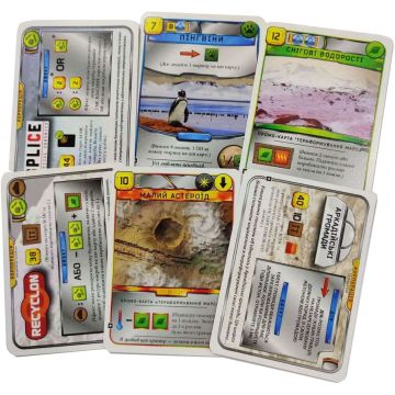 Промокарти для гри Тераформування Марса. 6 шт ( доповнення )