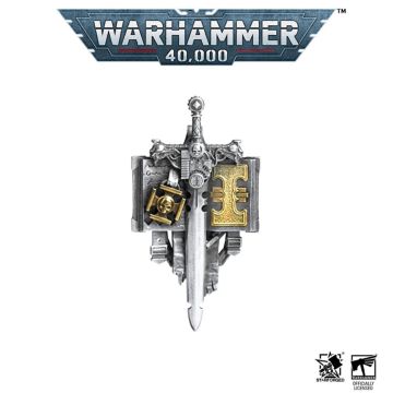 Підвіска та ланцюжок з нержавіючої сталі Starforged Warhammer 40K: Grey Knights