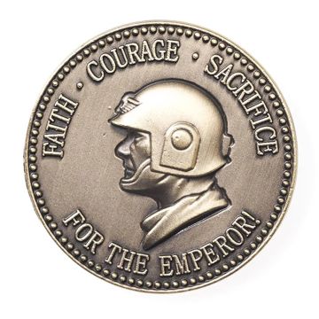 Колекційна монета Starforged Warhammer 40K: Cadian Shock Troops Astra Militarum Collectible Coin