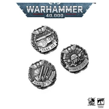 Набір пінів Starforged Cadian Shock Troops Space Marines Medalof Honour Warhammer 40K Imperial Guard Set