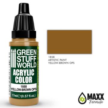 Акрилова фарба Green Stuff World Acrylic Paint: Yellow-Brown Ops (17ml)