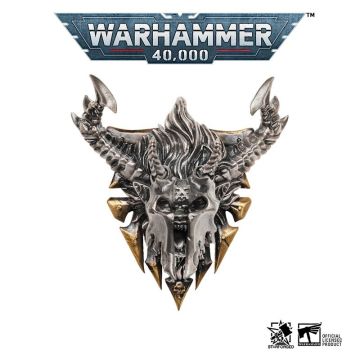 Срібна підвіска зі срібним ланцюжком Starforged Ka'Bandha Khorne Chaos Demon