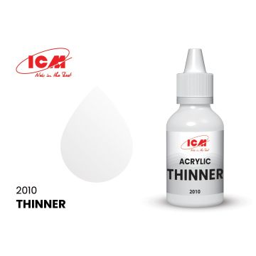 Розріджувач для акрилових фарб ICM: Thinner (50ml)