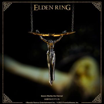Срібна підвіска з позолотою та срібним ланцюжком Starforged: Elden Ring Queen Marika the Eternal