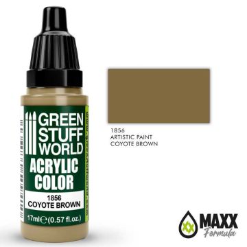 Акрилова фарба Green Stuff World Acrylic Paint: Coyote Brown (17ml)
