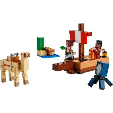 Конструктор LEGO Minecraft Подорож на піратському кораблі (21259)