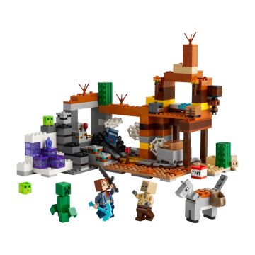 Конструктор LEGO Minecraft Покинута шахта у безплідних землях (21263)