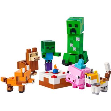 Конструктор LEGO Minecraft День народження поросятка (21281)