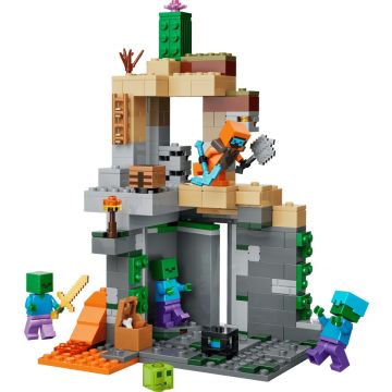Конструктор LEGO Minecraft Підземелля зомбі (21587)