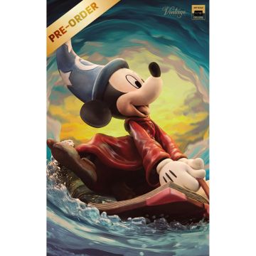 Колекційна статуетка Iron Studios: Statue Sorcerer Mickey - Disney Classics - Vintage Collection - Art Scale 1/10