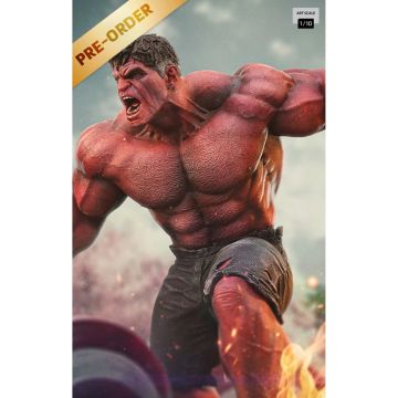 Колекційна статуетка Iron Studios: Statue Red Hulk - Brave New World - Art Scale 1/10