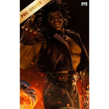Колекційна статуетка Iron Studios: Statue Lobo Unleashed - DC Comics Art Scale 1/10