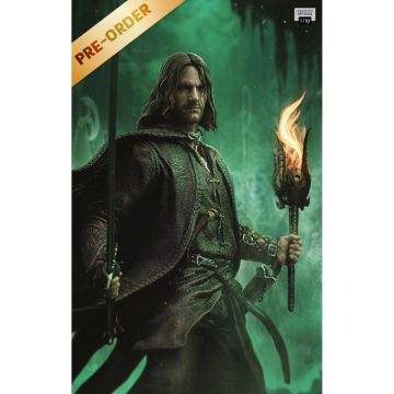 Колекційна статуетка Iron Studios: Statue Aragorn Unleashed - The Lord of the Rings - Art Scale 1/10