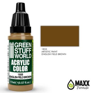 Акрилова фарба Green Stuff World Acrylic Paint: English Field Brown (17ml)