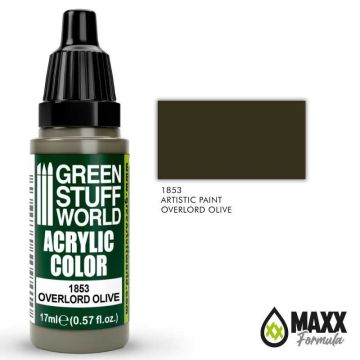 Акрилова фарба Green Stuff World Acrylic Paint: Overlord Olive (17ml)