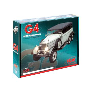 Збірна модель автомобіля ICM: Typ G4 з піднятим тентом