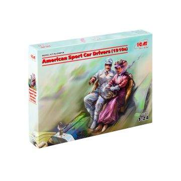Збірні моделі фігурок ICM: Американські водії спортивних автомобілів (1910-ті)
