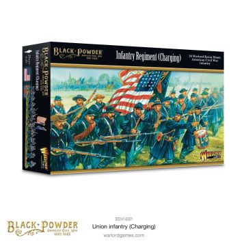 Набір мініатюр Warlord Games Black Powder: American Civil War: Infantry Regiment Charging