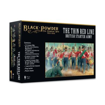 Набір мініатюр Warlord Games Black Powder: The Thin Red Line - Crimean War British Starter Army
