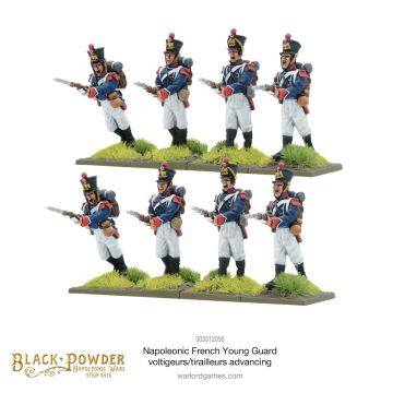 Набір мініатюр Warlord Games Black Powder: Napoleonic Wars: French Young Guard Voltigeurs/Tirailleurs Advancing